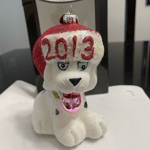 Christopher Radko 2013 dalmation puppy ornament
